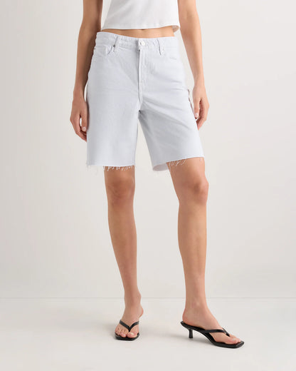 Maya Rigid Bermuda Shorts - 24 / Powder Blue Destruct
