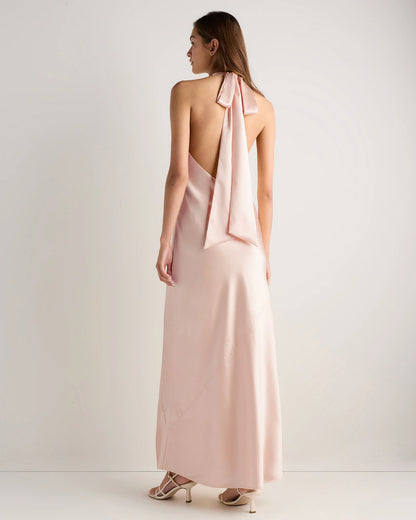 Catalina Stretch Satin Dress - 0 / Garden Sage Green