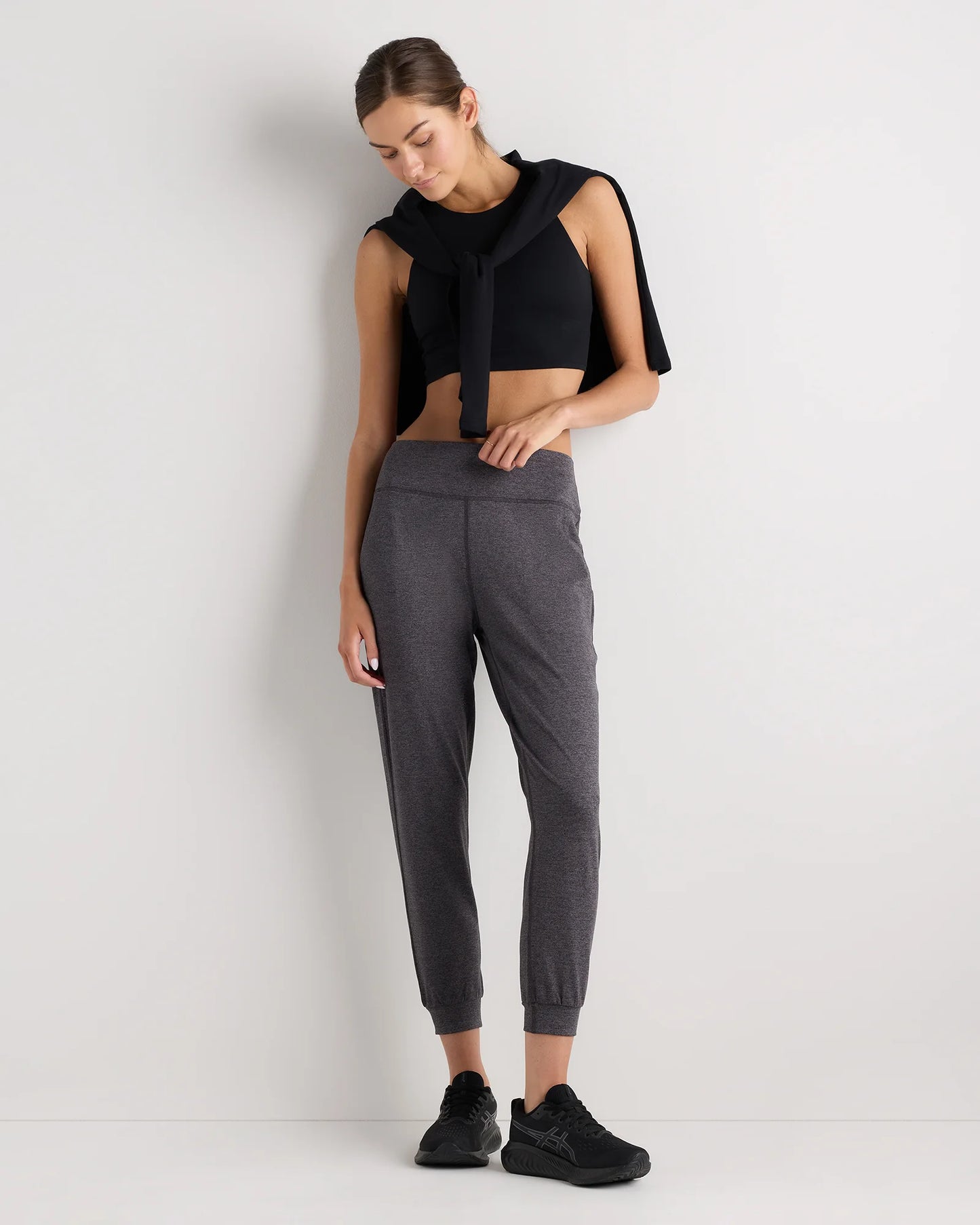 Ultra-Soft Mid-Rise Jogger - XS / Heather Charcoal