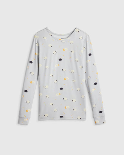 Bamboo Long Sleeve and Pant Pajama Set - 6 / Wildflower Dreams