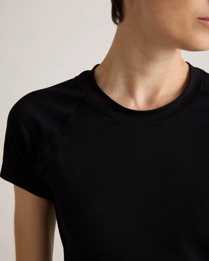 Seamless Waist-Length Tee - XS / Azul Blue