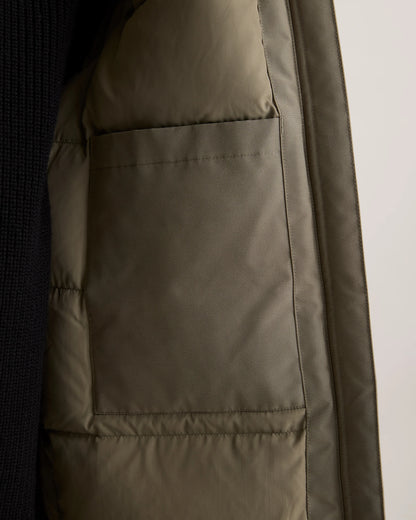 Responsible Down Hooded Long Parka - XS / Storm Blue