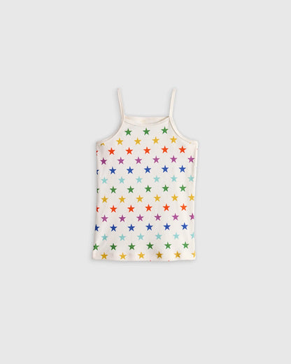 100% Organic Cotton Cami 6-Pack - 6 / White Multi Pack