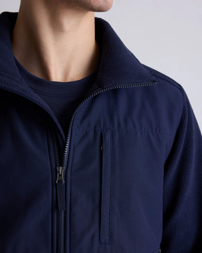 Polar Fleece Full-Zip Jacket - S / Gravel/Bold Black