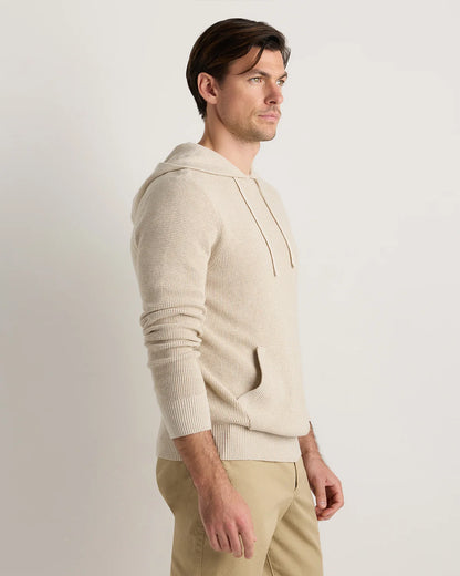 Organic Cotton Cashmere Waffle Hoodie - S / Bayberry Olive