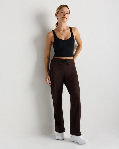 Flowknit Wide Leg Pants - XS / Black