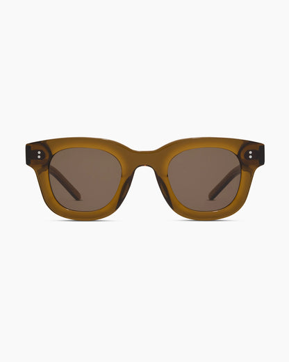 Aspen Polarized Acetate Sunglasses - One Size / Clear Spice with Brown lens
