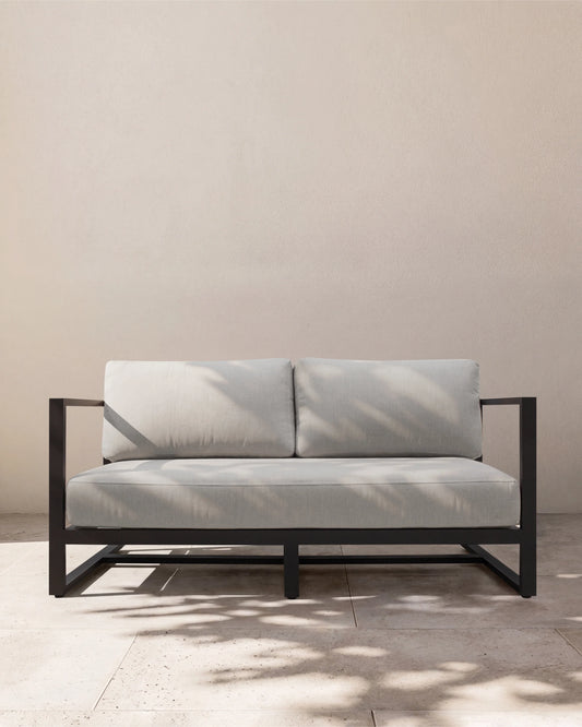 Linear Aluminum Outdoor Sofa - 65" / Dark Charcoal