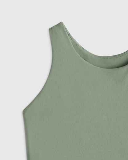 Girls Ultra-Form Fitted Tank - 6 / Storm Blue