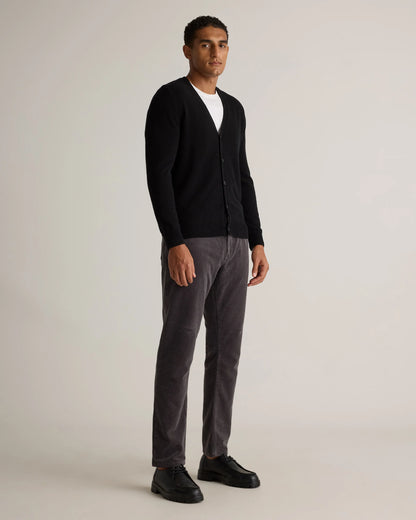 Mongolian Cashmere Cardigan Sweater - S / True Navy