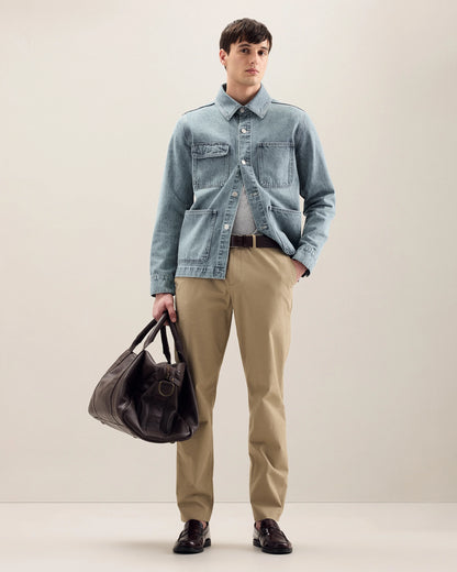 Nappa Leather Duffle Bag - One Size / Dark Brown