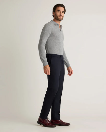 Stretch Wool Dress Pants - Slim - 30X30 / Grey Melange