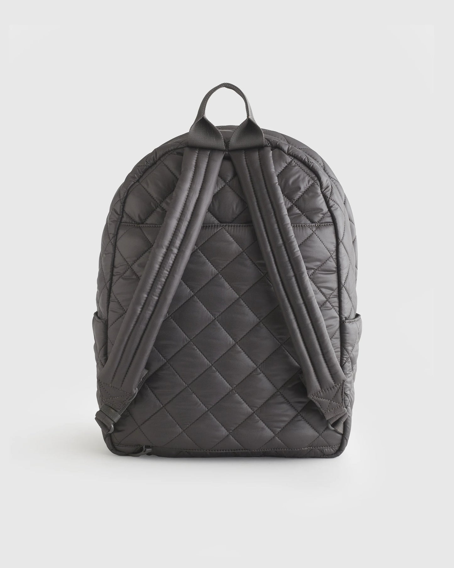 Transit Quilted Commuter Backpack - One Size / Taupe Brown