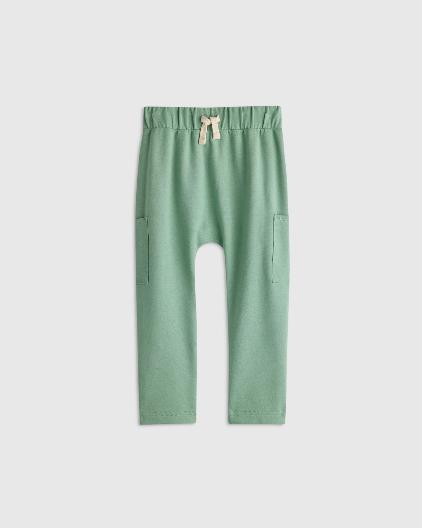 Organic Cotton French Terry Pocket Pants - 2T / Vintage Blue