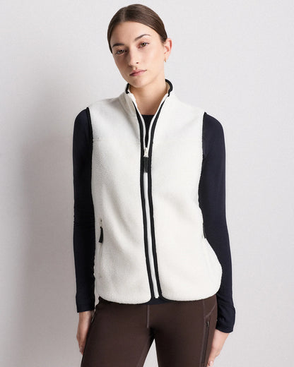 Sherpa Full-Zip Vest - XS / Black