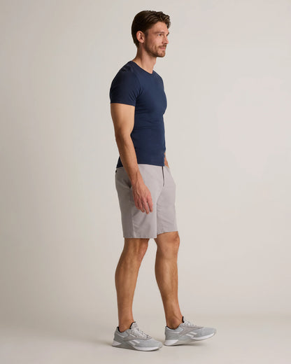 Organic Cotton Coolmax® Chino Shorts - 9" - 30 / Gravel