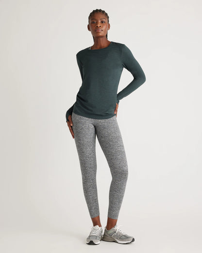 Flowknit Breeze Long Sleeve Top - XS / Heather Deep Navy