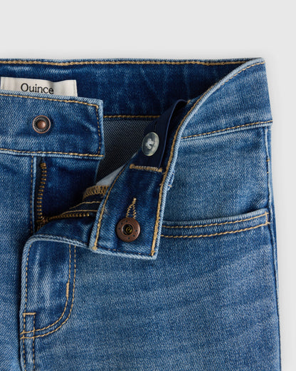 Girls Stretch Denim Short - 6 / Medium Wash