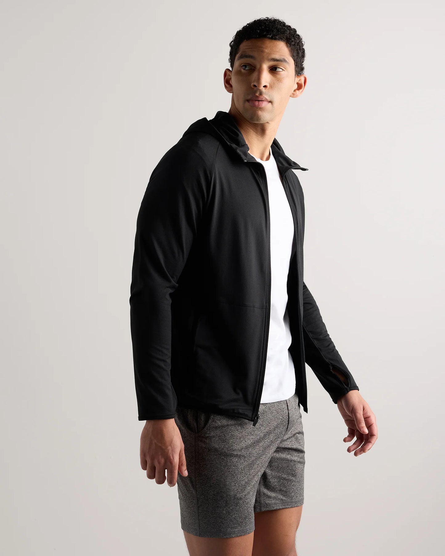 Flowknit Performance Zip Hoodie - S / Heather Grey