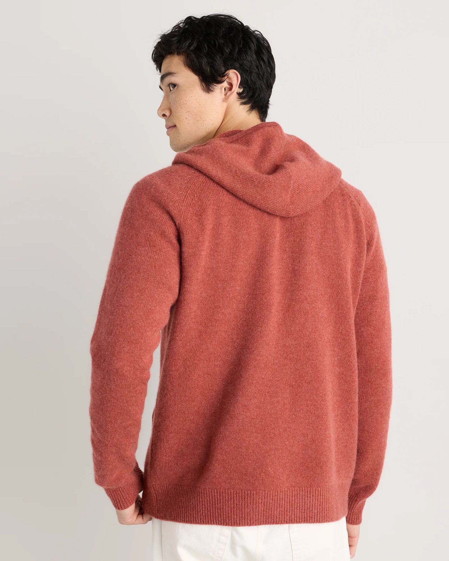 Mongolian Cashmere Pullover Hoodie - XS / Sea Spray Green