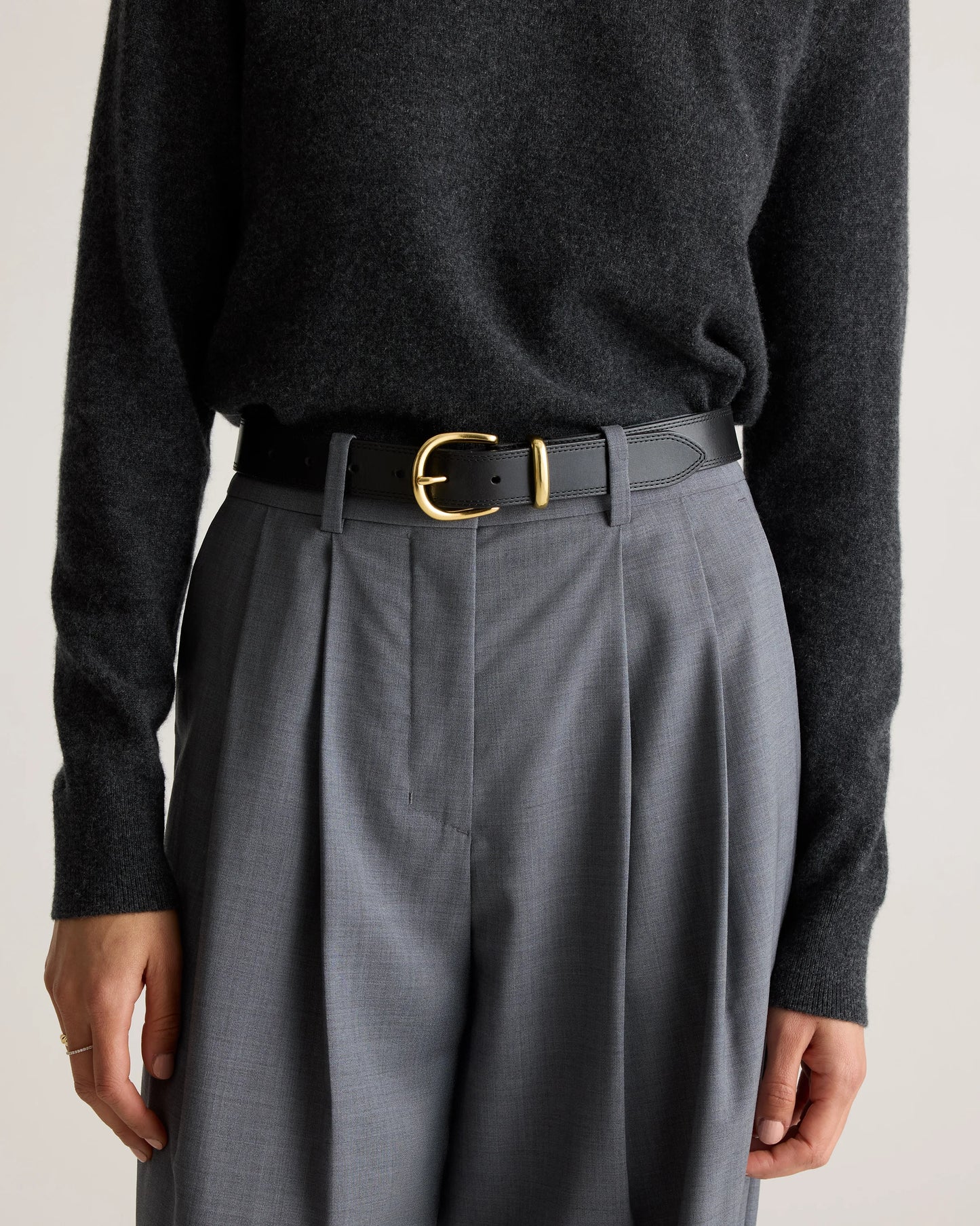 Allegra European Leather Belt - XS / Saddle