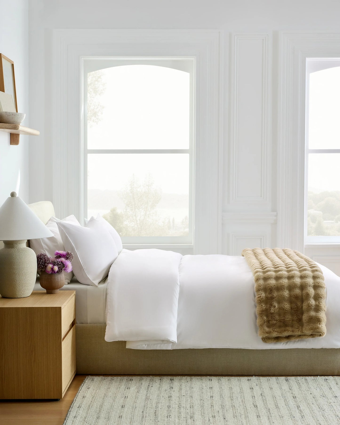 Organic Cotton Sateen Comforter - Twin / Mineral