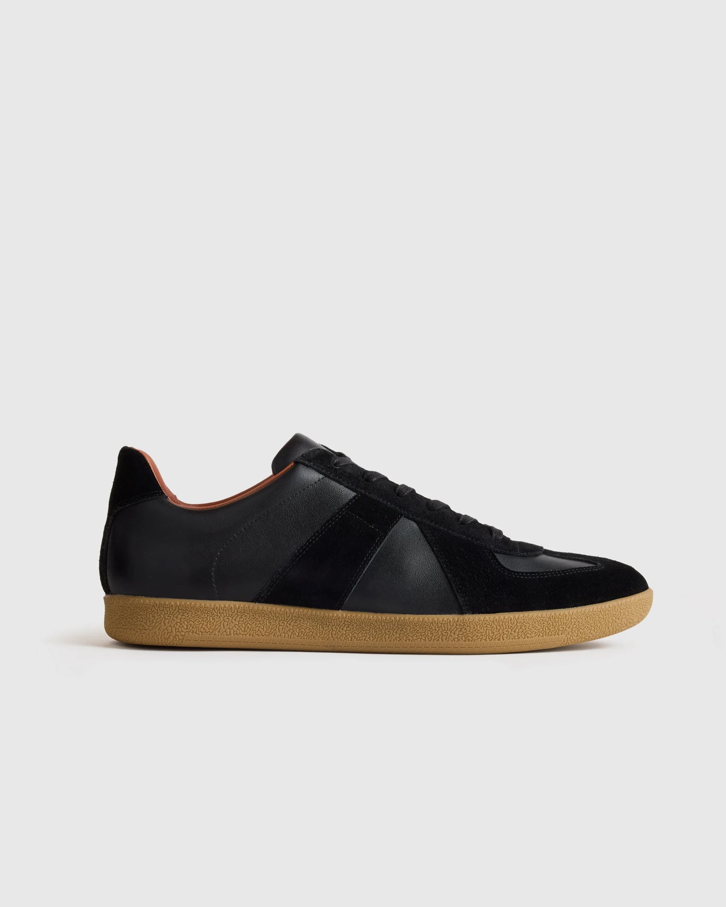 Italian Leather & Suede Lifestyle Trainer - 7 / White