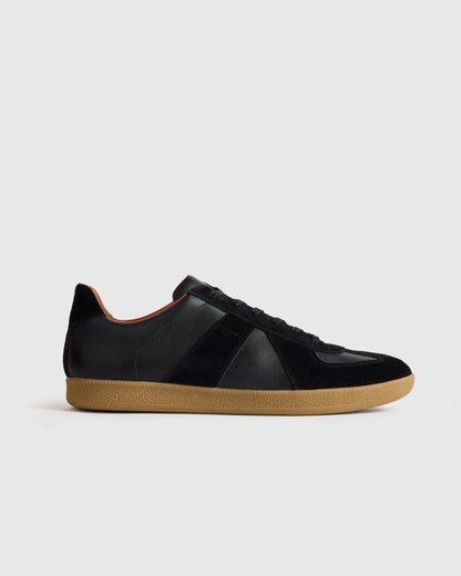 Italian Leather & Suede Lifestyle Trainer - 7 / White