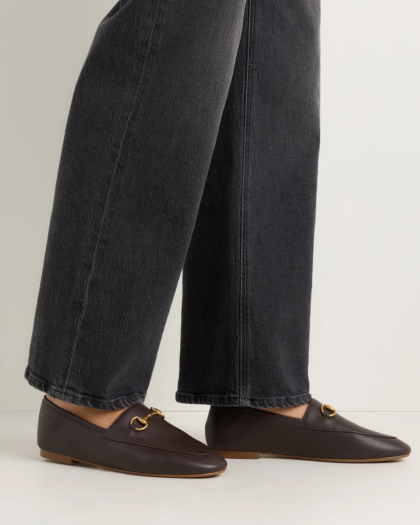 Italian Leather Horsebit Loafer - 5 / Coffee Bean