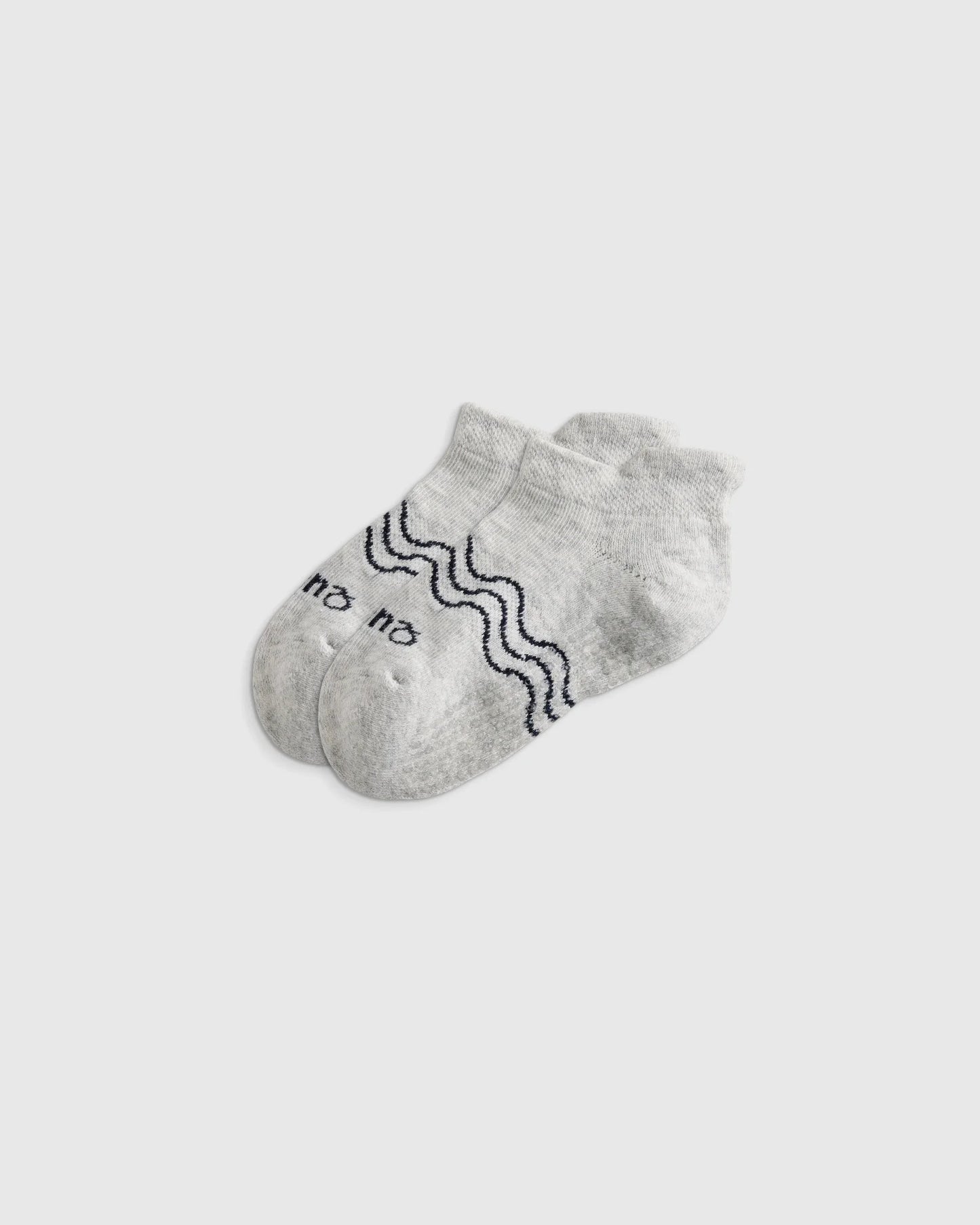 Organic Cotton Gripper Ankle Socks 8-Pack - 12M-24M / Pink/White Multi