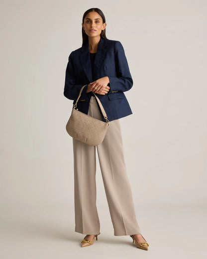 Sloane Handwoven Mini Shoulder Bag - One Size / Cognac