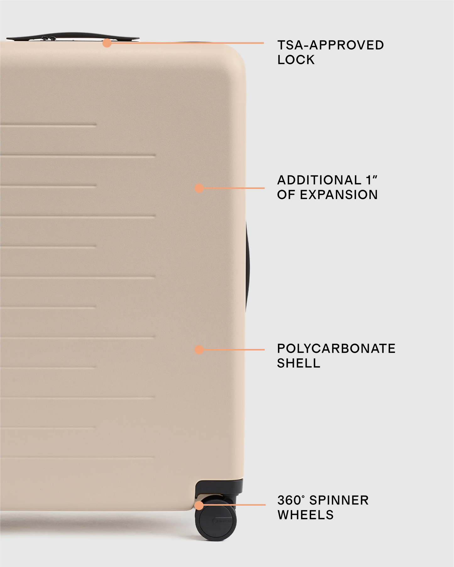 Expandable Large Check-In Suitcase - One Size / Amalfi Sun