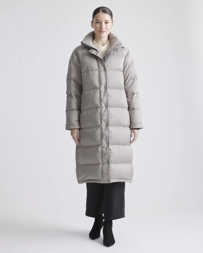 Responsible Down Long Puffer Jacket - XS / Black