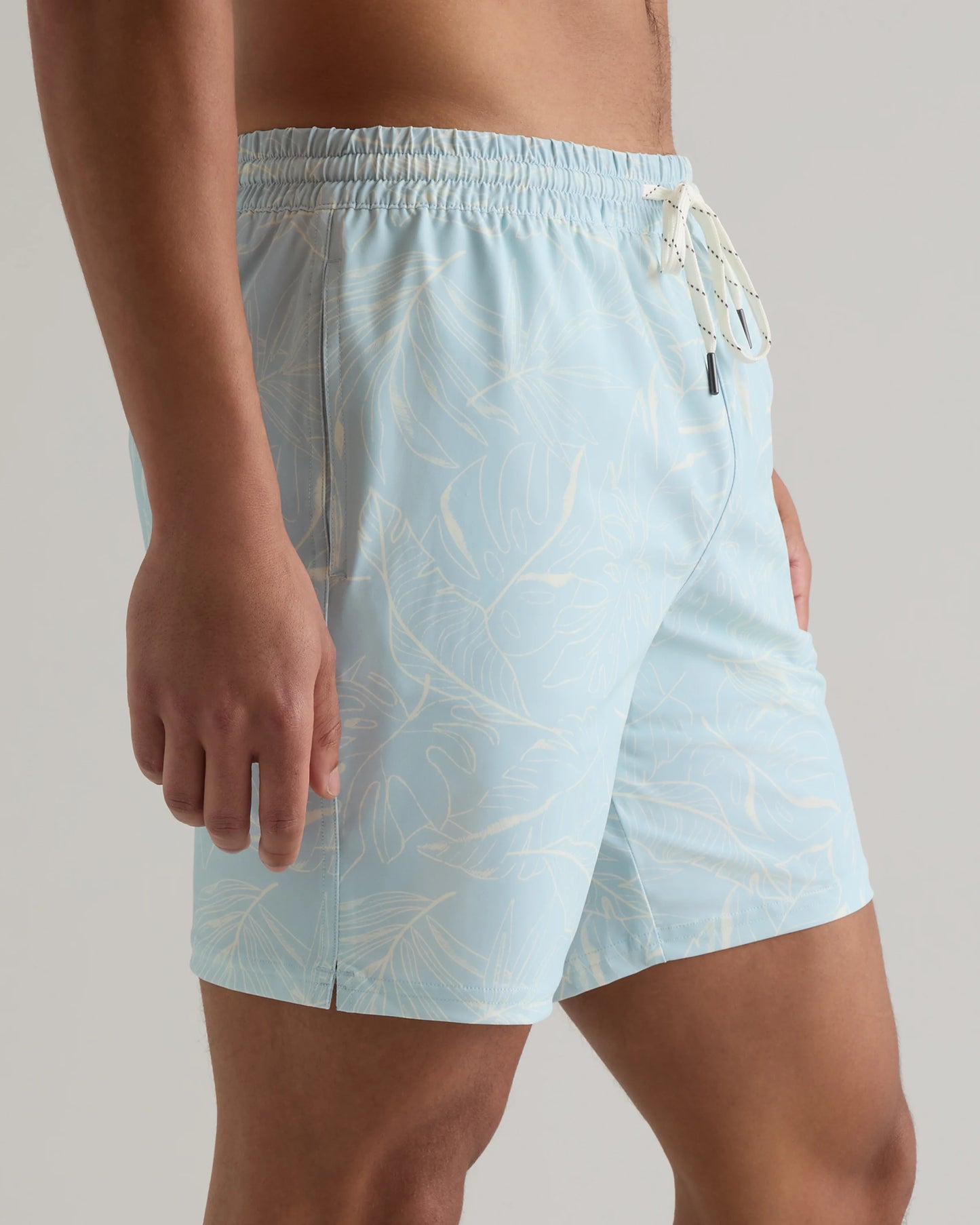 Italian Swim Trunks - 7" - XS / Navy Diamond Geo