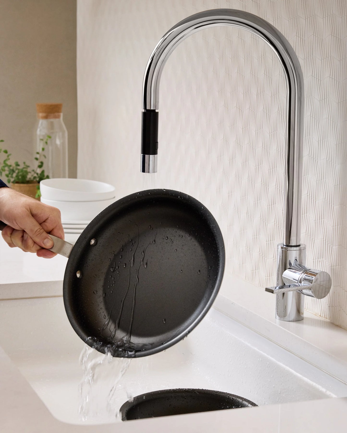 5-Ply Stainless Steel Nonstick Cookware: 2-Piece Frying Pan Set: 10" & 12" - 10" & 12" / No Color