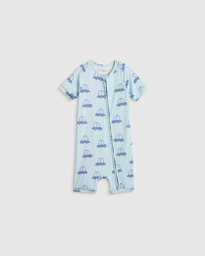 Bamboo Shortie Onesie Pajama - 2T / Sunshine
