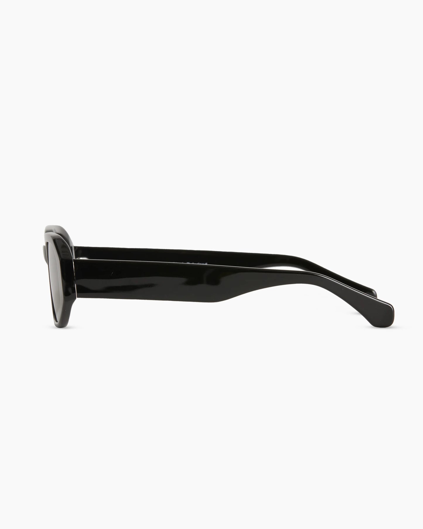 Cora Polarized Acetate Sunglasses - Wide / Black with Grey lens
