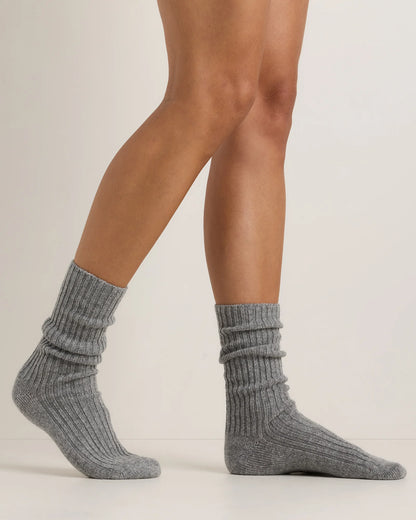 Cashmere Trouser Sock - XS/S / Ivory
