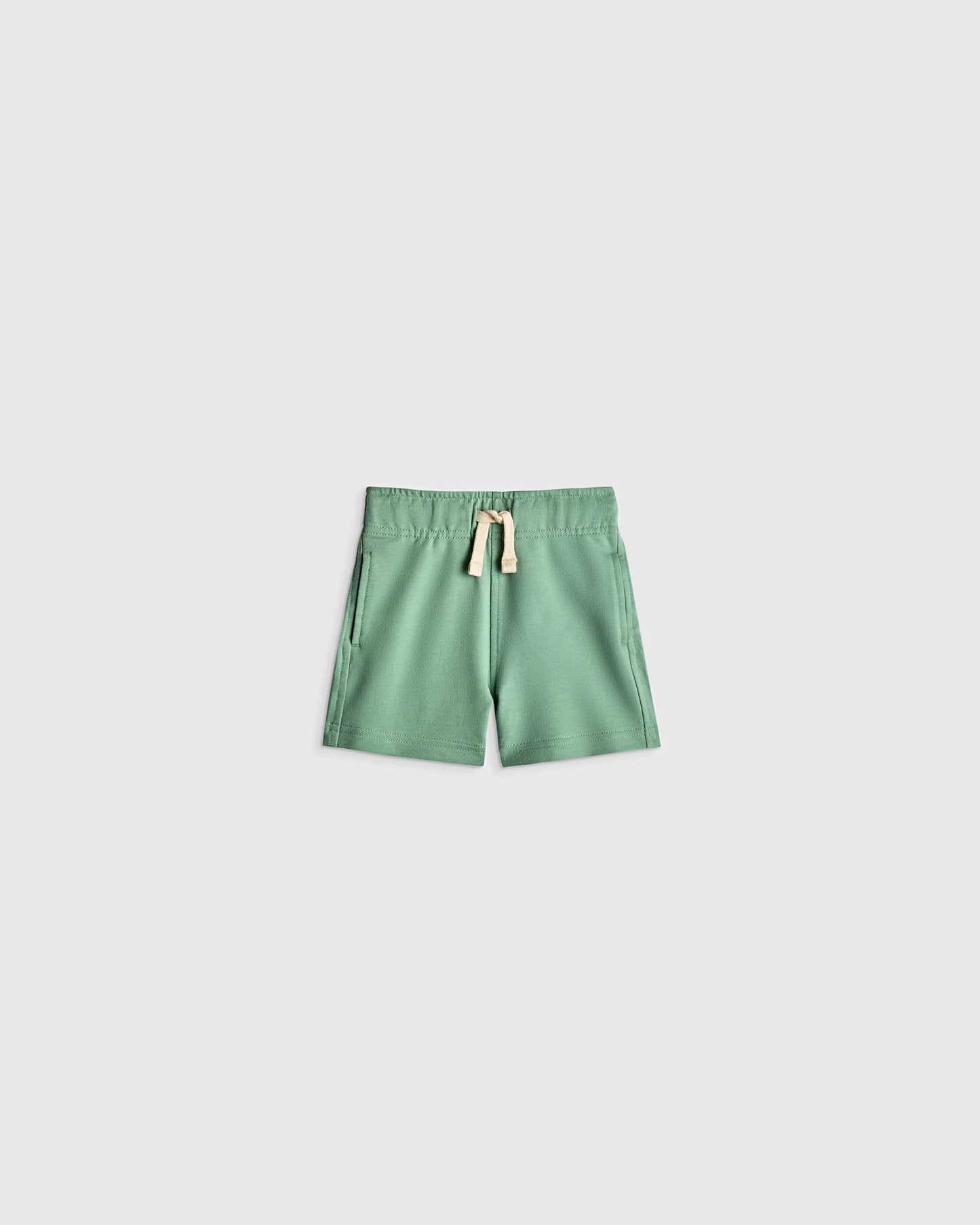 Organic Cotton French Terry Short - 3-6M / Heather Grey