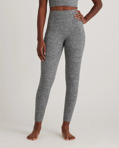 Ultra-Soft High-Rise Pocket Legging - XS / Heather Espresso