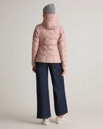 Lightweight Down Packable Puffer Hooded Jacket - XS / Navy