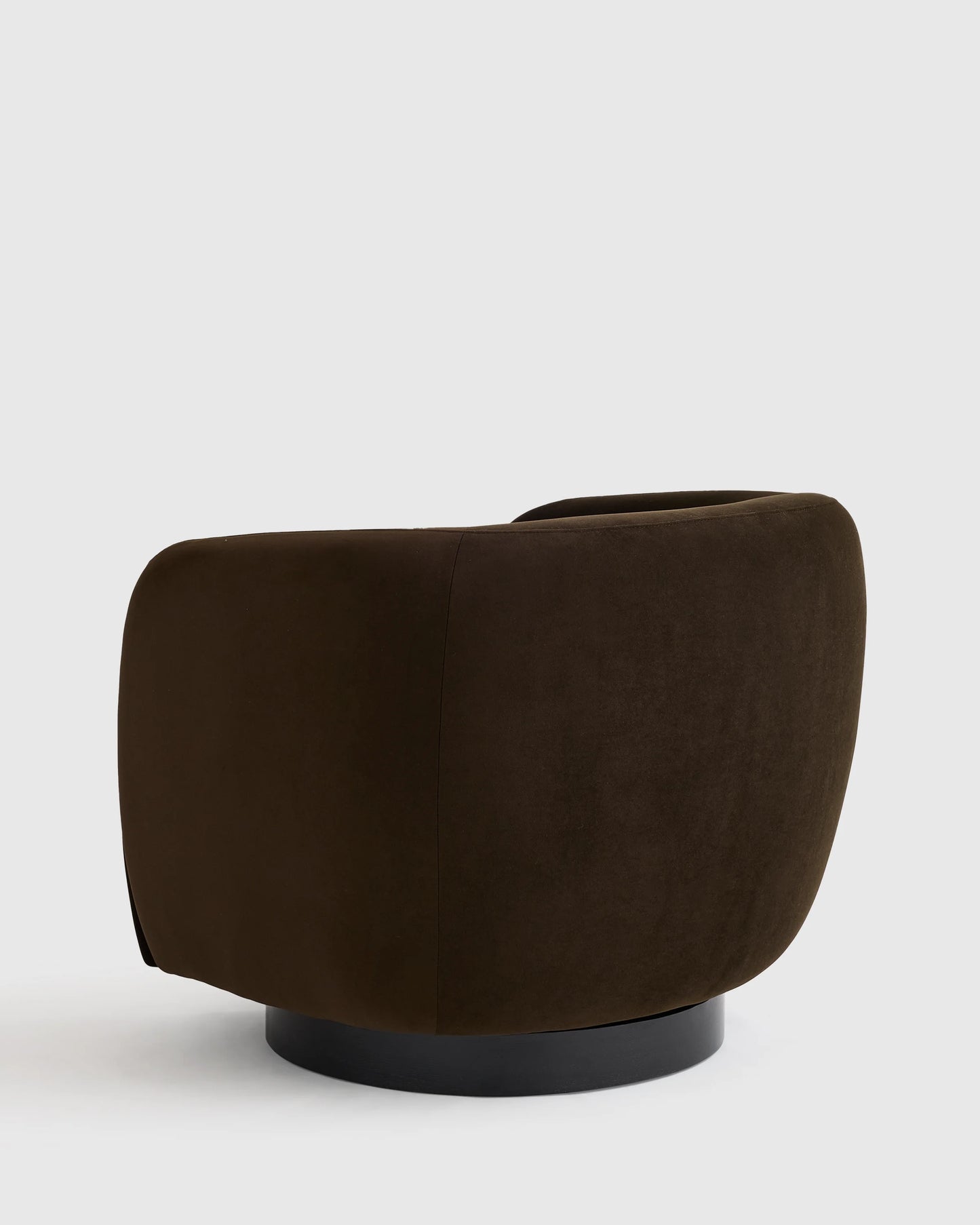 Performance Velvet Swivel Chair - One Size / Performance Velvet Taupe