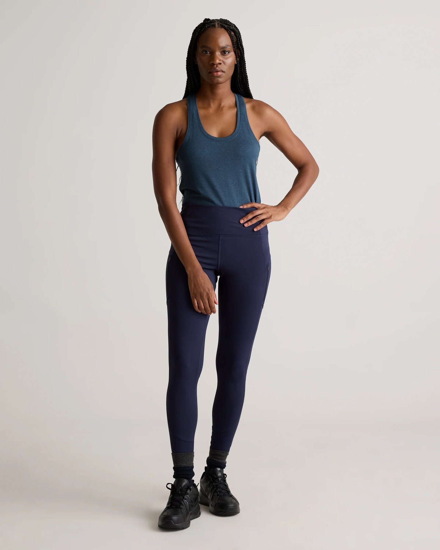 Whistler High-Rise Pocket Thermal Legging - XS / Black