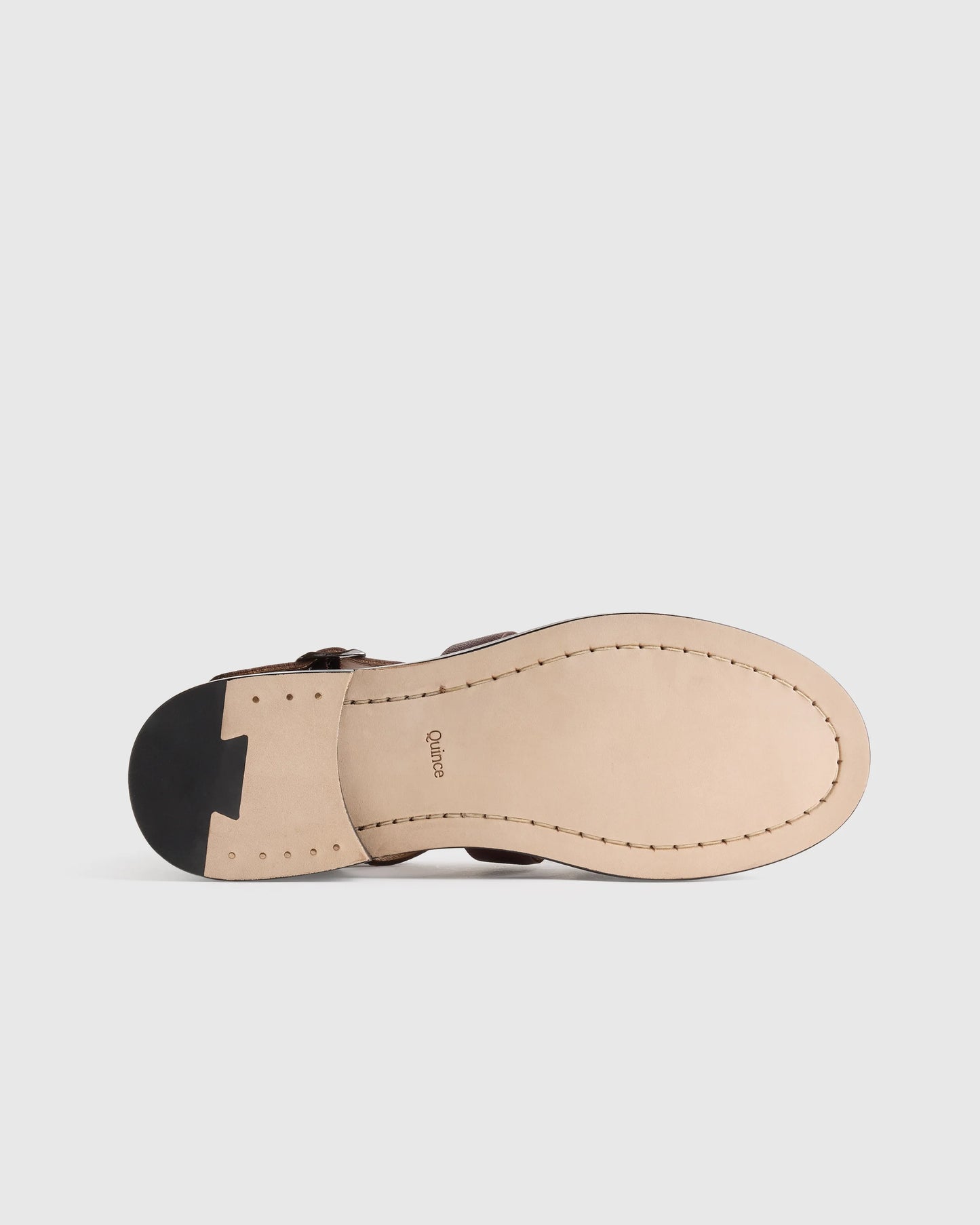 Calfskin Leather Fisherman Sandal - 7 / Black