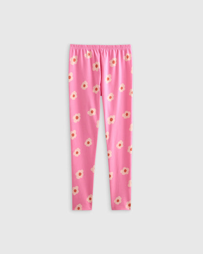 Organic Cotton Leggings - 2T / Red