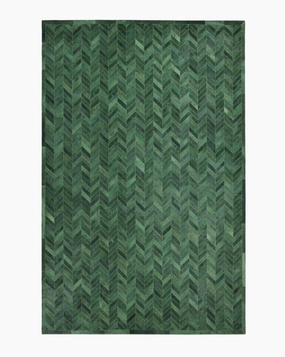 Jones Hide Rug - 5' x 8' / Green