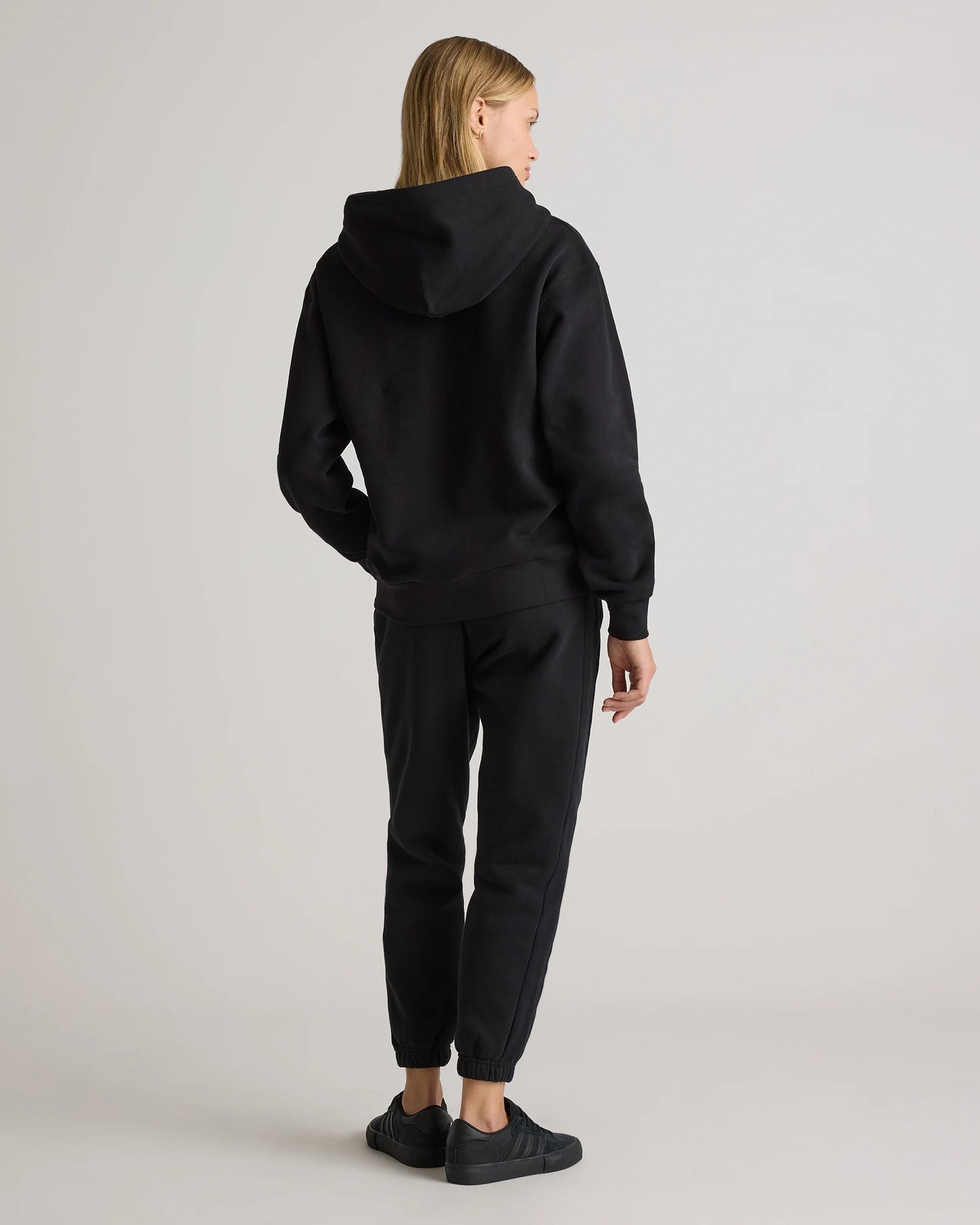 Organic Heavyweight Fleece Boyfriend Hoodie - XS / Heather Grey