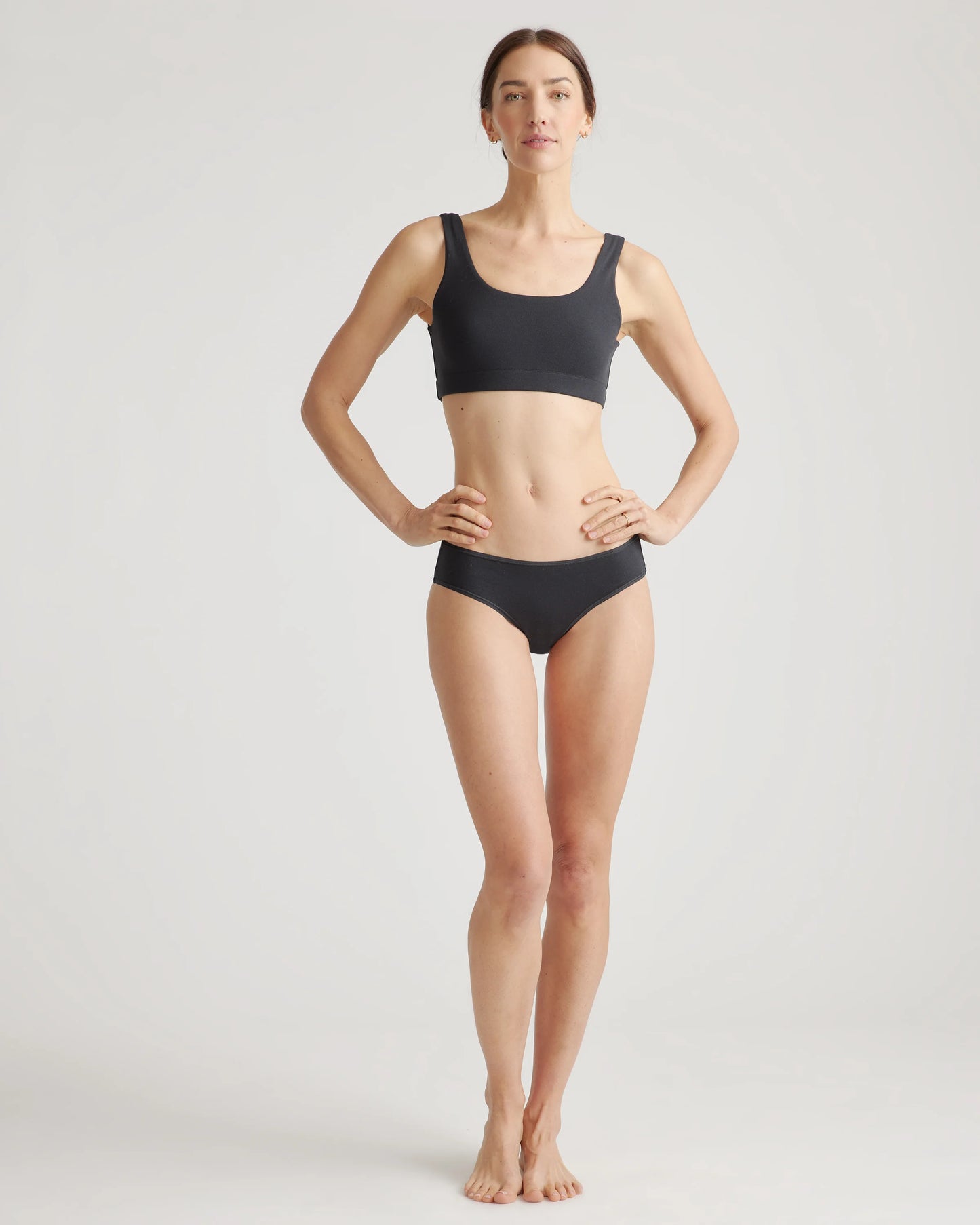 Organic Cotton Hipster (6-pack) - XS / Black