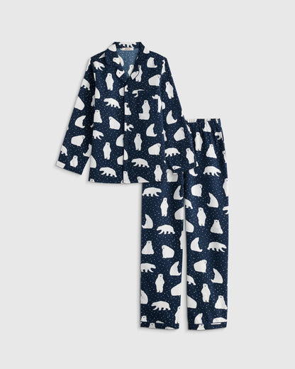 Holiday Flannel Pajama Set - 2T / Multi Holiday