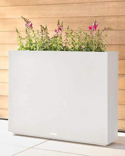 Block Series All Weather Rectangular Planter by Veradek - One Size / Black
